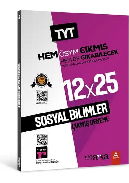 2024 TYT Sosyal Bilimler Deneme Seti Marka Yayınları Sınava Hazırlık İçin Kapsamlı Pratik Kaynak