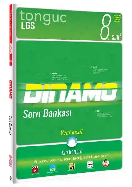 8. Sınıf Din Kültürü Dinamo Soru Bankası Tonguç Akademi ile Sınavlara Hazırlık