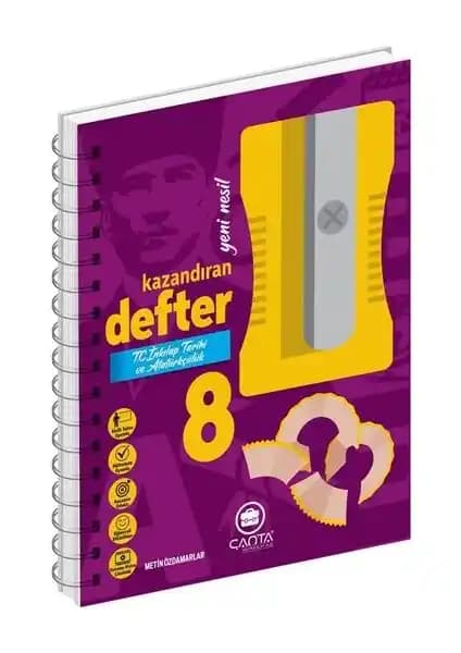 8. Sınıf Inkılap Tarihi ve Atatürkçülük Kazanılan Defter Çanta Yayınları 2022
