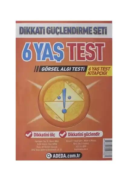 Adeda DGS 6 Yaş Görsel Algı Testi: Çocukların Dikkat ve Zeka Gelişimini Değerlendirme Aracı