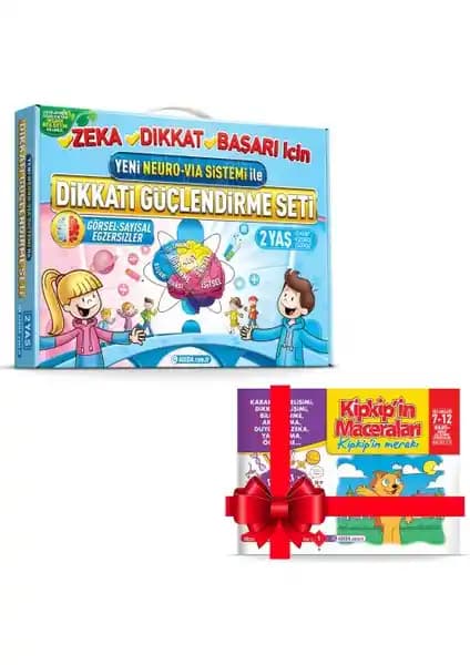 Adeda Dikkati Güçlendirme Seti DGS 2 Yaş Hikaye Kitabı Çocuk Gelişimini Destekler