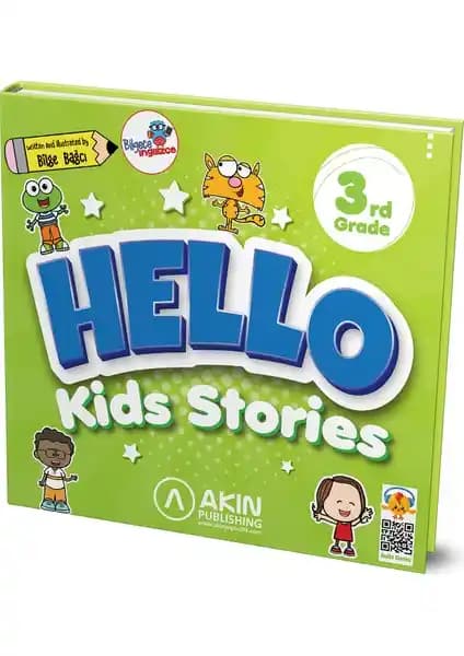 Akın Publishing Dil Hello Kids Stories 3rd Grade: Çocuklar İçin Eğlenceli ve Eğitici İngilizce Öğrenme Seti