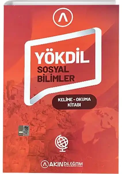 Akın Yayıncılık YÖKDİL Sosyal Bilimler Kelime ve Okuma Kitabı 2021 baskısı