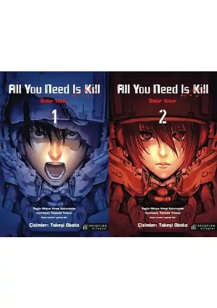 All You Need Is Kill Manga Seti Bilim Kurgu ve Savaş Temalı Türkçe Koleksiyon Ürünü