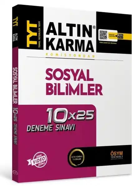 Altın Karma Yayınları 2020 TYT Sosyal Bilimleri Deneme Kitabı İncelemesi ve Değerlendirmeleri