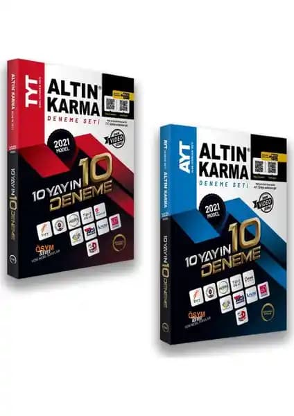 Altın Karma Yayınları 2021 TYT ve AYT Deneme Setleri Sınavlara En Güncel ve Güvenilir Hazırlık Kaynağı