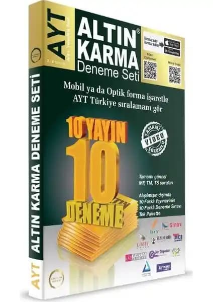 Altın Karma Yayınları AYT 10 Deneme Seti ile Sınava Güçlü Bir Hazırlık Süreci