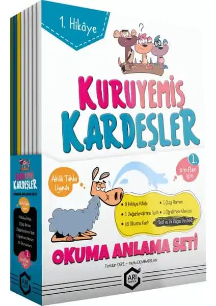 Arı Yayıncılık 1. Sınıf Kuruye<miş> Kardeşler Seti Okuma ve Anlama Becerilerini Geliştiren Eğitim Kitapları