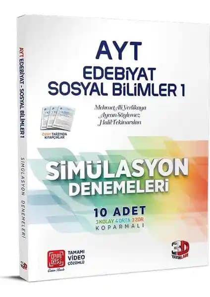 AYT Edebiyat ve Sosyal Bilimler İçin 10'lu Simülasyon Denemeleri Ürün Tanıtımı ve Özellikleri