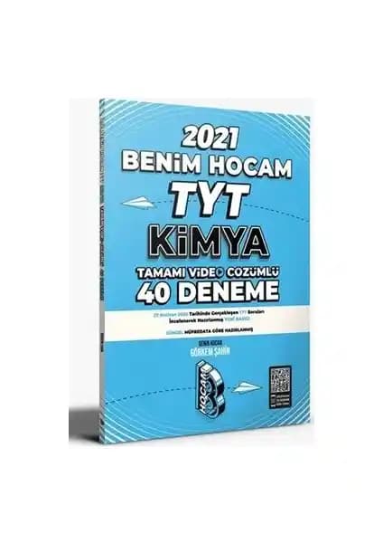 Benim Hocam Yayınları 2021 TYT Kimya Tamamı Video Çözümlü 40 Deneme Sınavı ile Sınava Etkili Hazırlık