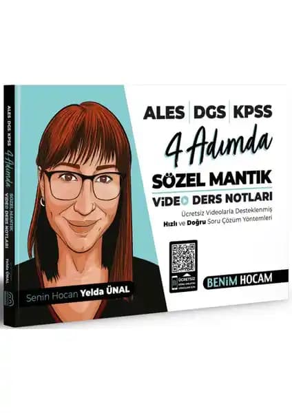 Benim Hocam Yayınları 2024 Sözel Mantık Video Ders Notları Sınava Hazırlık İçin Güncel ve Kapsamlı Kaynak