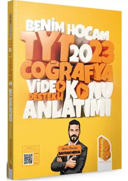 Benim Hocam Yayınları TYT 2023 Coğrafya Kitabı Video Destekli Güncel İçeriklerle