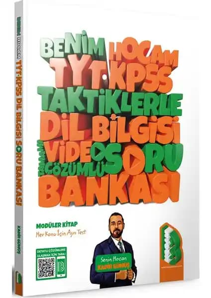 Benim Hocam Yayınları TYT KPSS 2023 Dil Bilgisi Video Çözümlü Soru Bankası İnceleme ve Detaylar