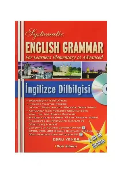 Beşir Kitabevi Sistematik İngilizce Gramer Ebru Yener ile Etkili Dil Öğrenme Rehberi