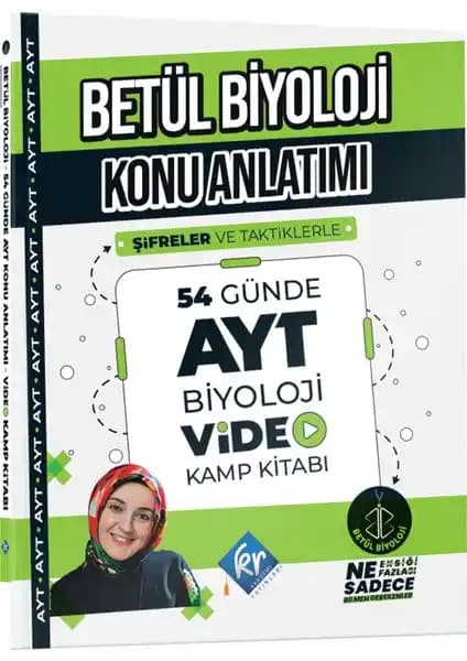 Betül Biyoloji Konu Anlatımı 54 Günde AYT Biyoloji İçin Kapsamlı ve Güncel Kaynak