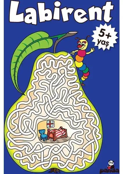 Beyaz Panda Yayınları 5+ Yaş Labirent Kitabı Çocukların Dikkat ve Görsel Algı Gelişimine Destek