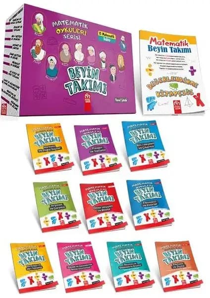Beyin Takımı 10'lu Hikaye Seti Çocuklar İçin Eğlenceli ve Öğretici Okuma Kitabı Koleksiyonu