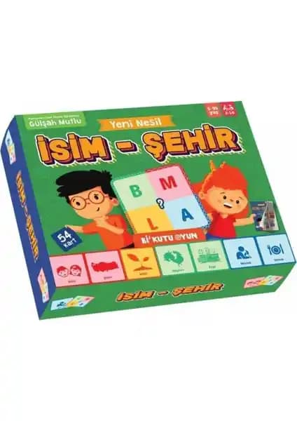 Bi Kutu Oyun Yeni Nesil İsim Şehir Oyunu: Eğlence ve Öğrenmenin Buluştuğu Masa Oyunu