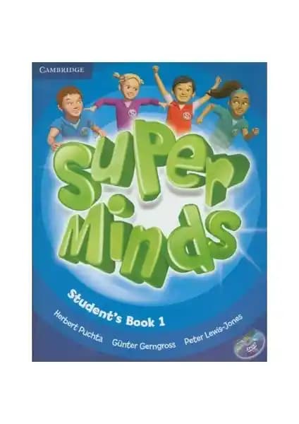 Cambridge Super Minds 1 Çocuklar İçin Çok Dilli ve Etkileşimli Dil Öğrenme Seti