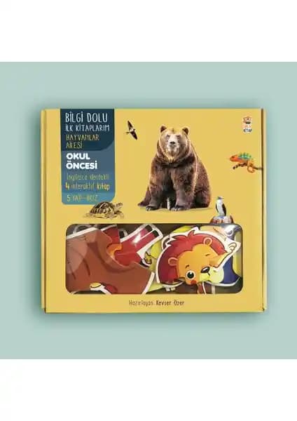 Çocuklar İçin Hayvanlar Ailesi Eğitim Seti: Eğitici ve Renkli İlk Kitaplarım