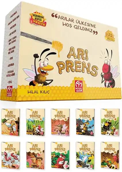 Çocuklar İçin Hikaye Seti Arı Prens: Okuma ve Hayal Gücünü Geliştiren Eğitim Materyali