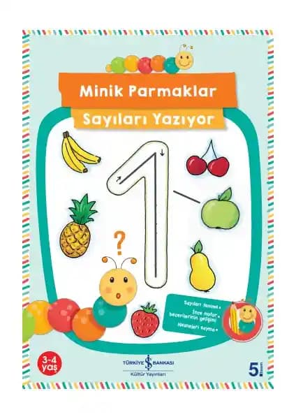 Çocuklar İçin Sayma ve Matematik Temel Kavramlarını Öğreten Eğitici Kitap