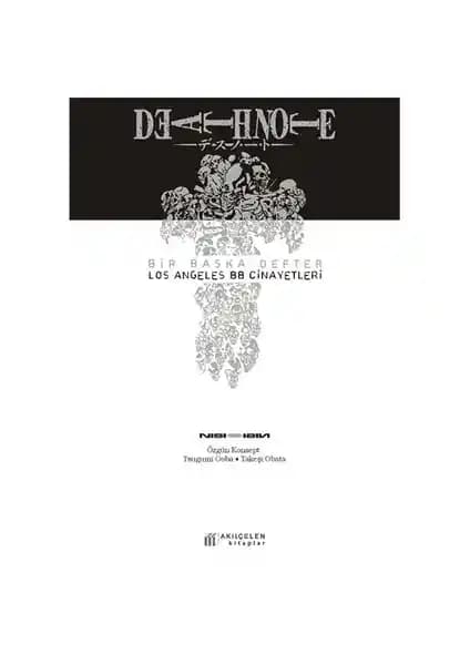 Death Note: Bir Başka Defter Los Angeles BB Cinayetleri Polisiye Gerilim Kitabı Türkçe