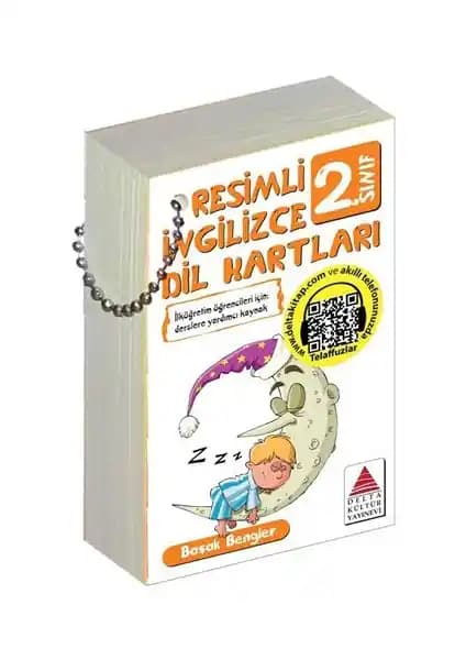 Delta Kültür Resimli İngilizce Dil Kartları 2. Sınıf Öğrencileri İçin Eğitim Materyali