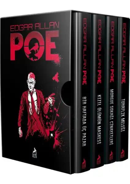 Edgar Allan Poe Seti Türkçe Edebiyat Severler İçin Klasik Hikâyeler Koleksiyonu