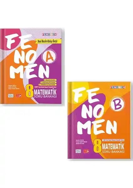 Gama Yayınları 8. Sınıf LGS Matematik Fenomen A + B Soru Seti Güncel ve Kapsamlı Öğrenme Kaynağı