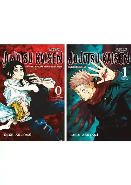 Gerekli Şeyler Yayıncılık'tan Jujutsu Kaisen 0 ve 1. Ciltler Manga Seti: Eşsiz Bir Macera