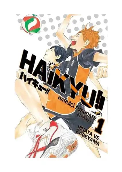 Haikyu!! 1 Voleybol ve Gençlik Temalı Spor Romanı Haruichi Furudate Türkçe Basım