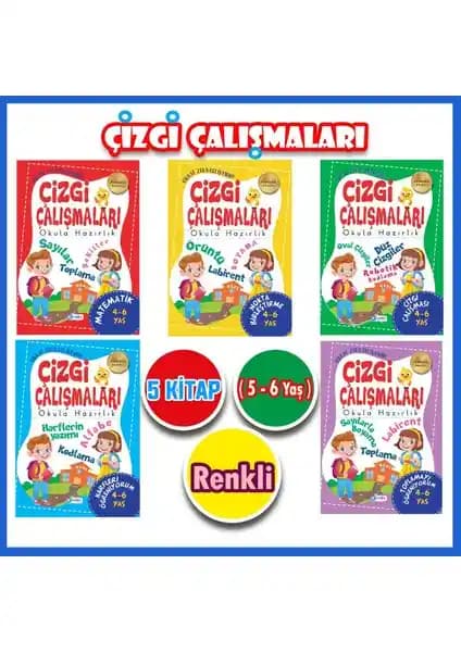 Harika Çocuk Yayınları ile 4-6 Yaş Çocuklar İçin Dikkat ve Zeka Geliştirme Kitapları Seti