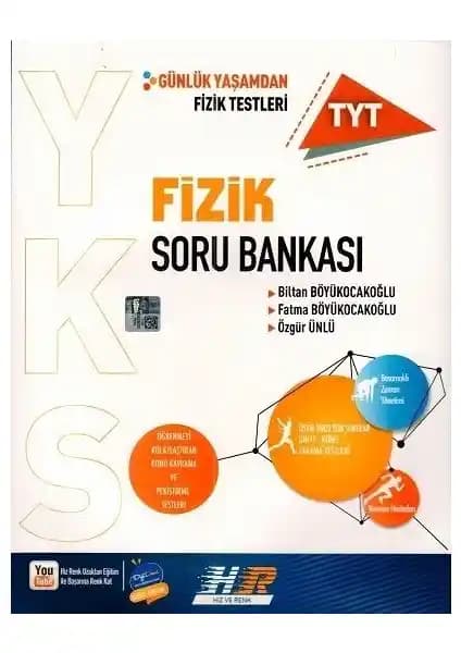 Hız ve Renk Yayınları TYT Fizik Soru Bankası Öğrencilere Güvenilir Bir Çalışma Kaynağı