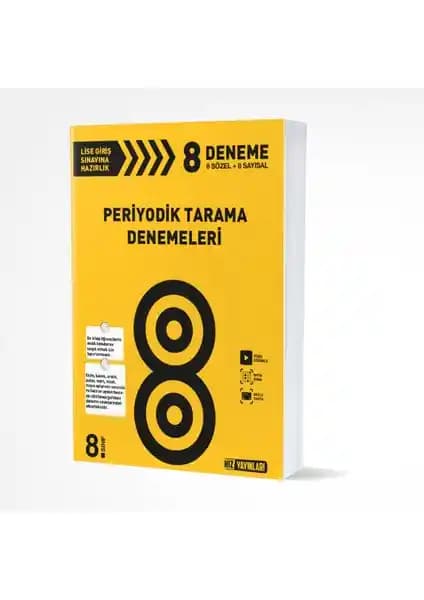 Hız Yayınları 8. Sınıf Periyodik Tarama Denemeleri Öğrenciler İçin Kapsamlı Bir Çalışma Kaynağı