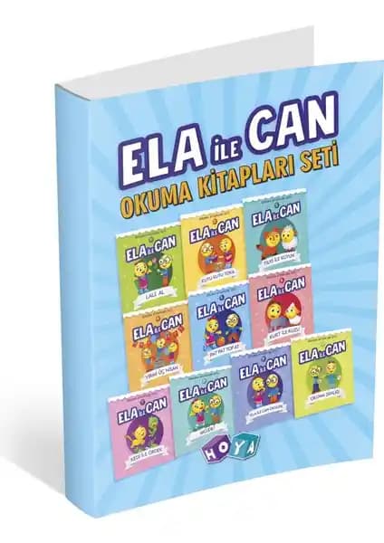 Hoya Ela ile Can İlk Okuma Seti Çocuklar İçin Eğlenceli ve Eğitici Kitap Serisi