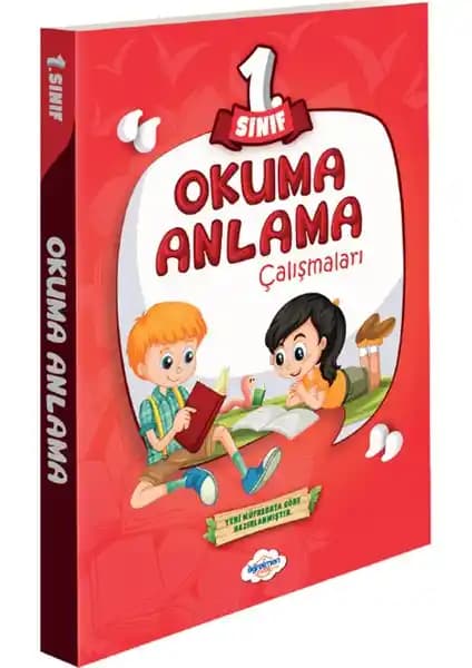 İlkokul 1. Sınıf Öğrencileri İçin Evde Okuma ve Anlama Çalışmaları Kitabı