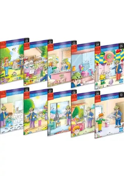 İngilizce Hikaye Seti 10 Kitap ile ilkokul 3. Sınıf çocuklarının dil gelişimi