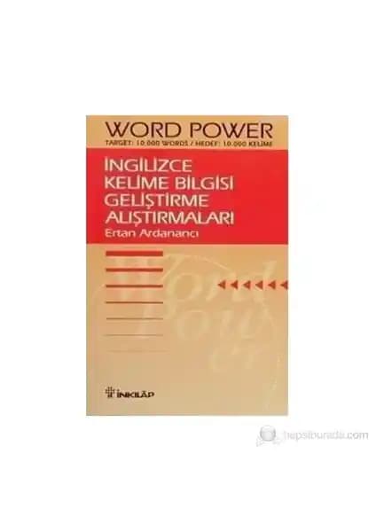 İngilizce Kelime Geliştirme Kitabı: Etkili ve Eğlenceli Alıştırmalarla Kelime Hazinesini Artırın