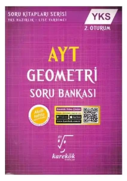 Karekök Yayıncılık AYT Geometri Soru Bankası 2. Oturum Sınava Hazırlık Kaynağı