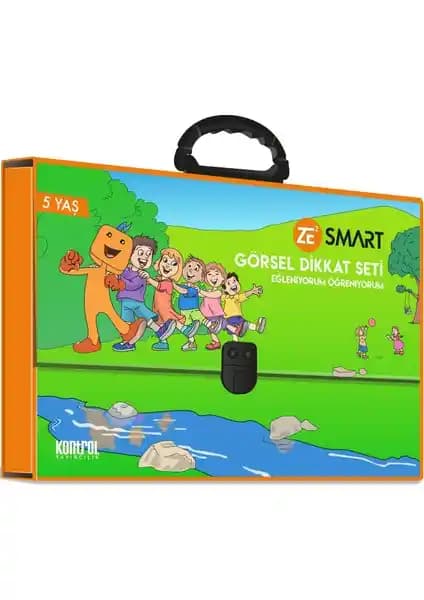 Kontrol Yayıncılık 5 Yaş Zekare Smart Görsel Dikkat Seti ile çocukların görsel dikkat ve zeka gelişimini destekleyin