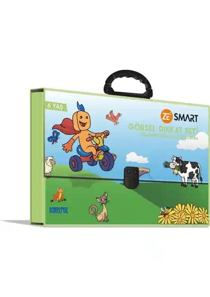 Kontrol Yayıncılık 6 Yaş Zekare Smart Görsel Dikkat Seti: Çocukların Bilişsel Gelişimine Katkı Sağlayan Eğitim Aracı