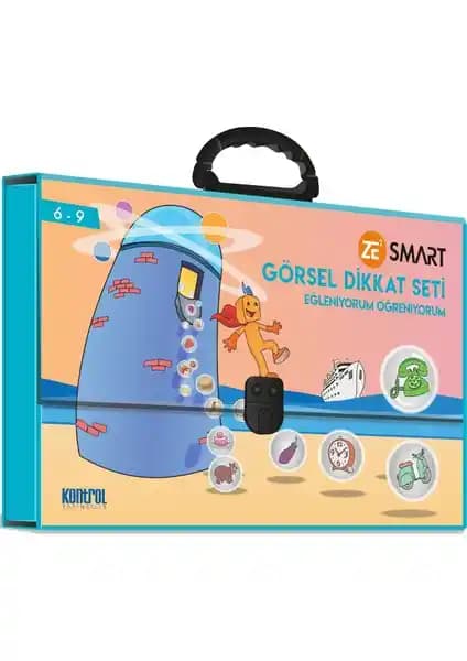 Kontrol Yayıncılık ZE2 6-9 Yaş Görsel Dikkat Seti: Çocukların Zeka ve Dikkat Gelişimini Destekleyen Eğitim Aracı
