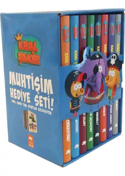 Kral Şakir 8 Kitap Takım Seti Çocuklar İçin Eğlenceli ve Öğretici Okuma Koleksiyonu
