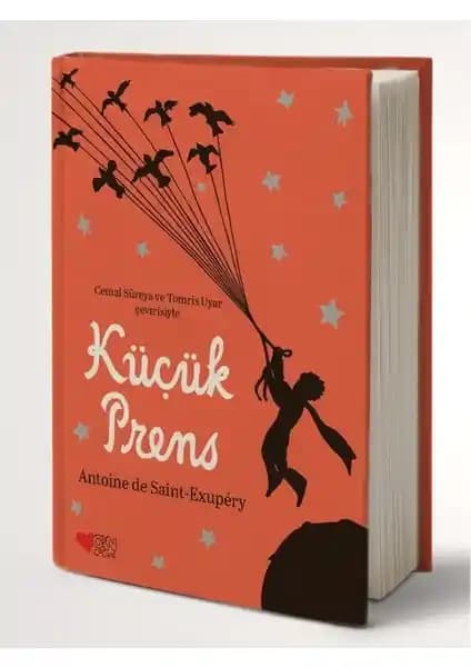 Küçük Prens Çocuklar İçin Özel Ciltli Baskı Turuncu Kapak 144 Sayfa