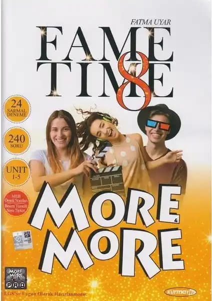 Kurmay Yayınları 8. Sınıf More and More Fame Time Sarmal Deneme İncelemesi ve Öğrenci Yorumları