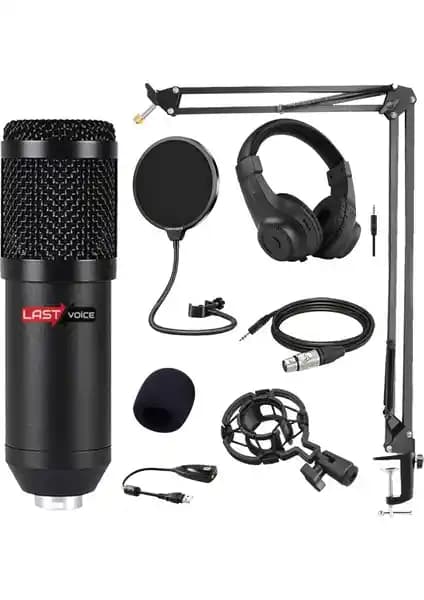 Lastvoice BM800K Mikrofon Seti Profesyonel Ses Kaydı ve Yayın İçin Uygun Çözüm