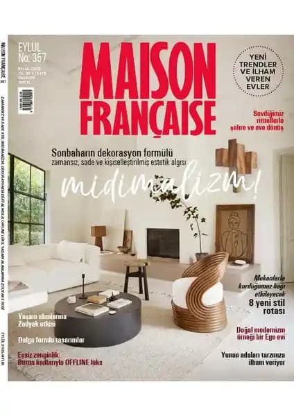 Maison Française Dergisi Güncel Sayı Dekorasyon ve Tasarım Trendleri Hakkında Bilgi