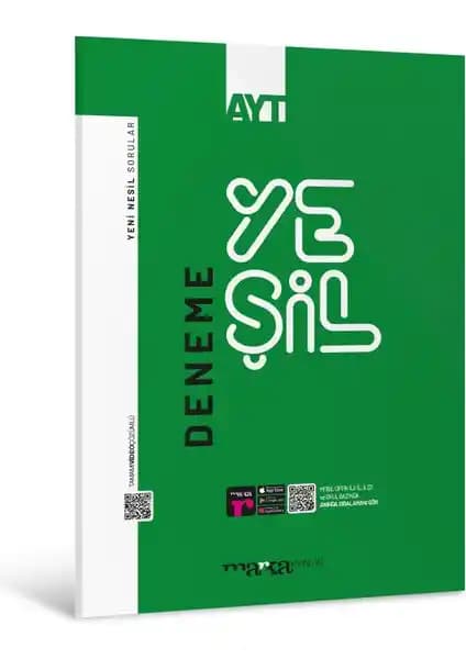 Marka Yayınları AYT Yeşil Deneme: Güncel ve kullanışlı sınav hazırlık kitabı