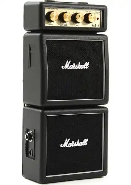 Marshall MS-4 Mini Elektro Gitar Amfisi: Taşınabilir ve Güçlü Ses Deneyimi Sunan Kompakt Cihaz